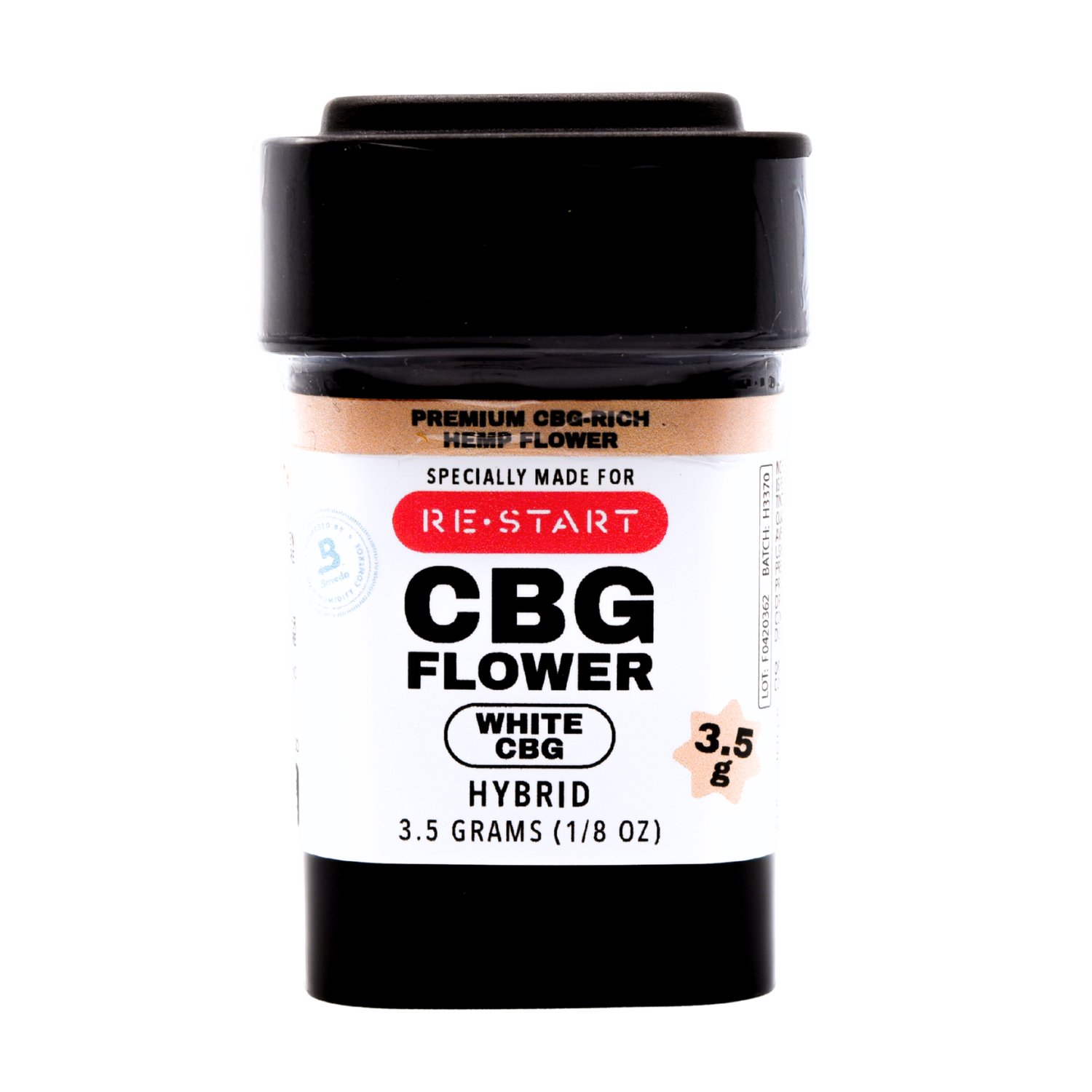 CBG Flower (H) (Total THC Compliant) / 3.5G + Boveda